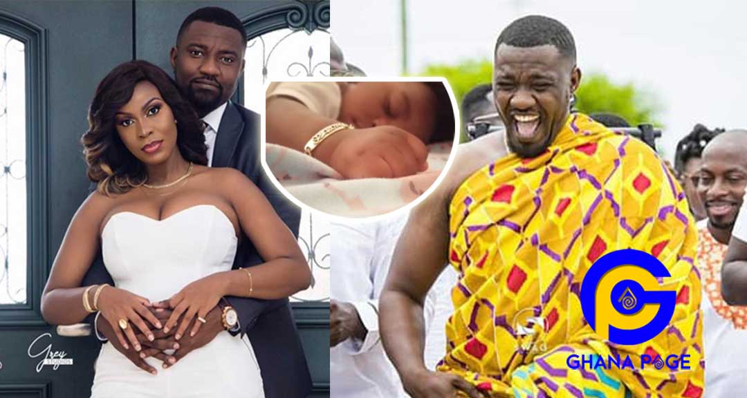 Finally, John Dumelo shows his son's face for the first to his fans-His is super cute [Photos]