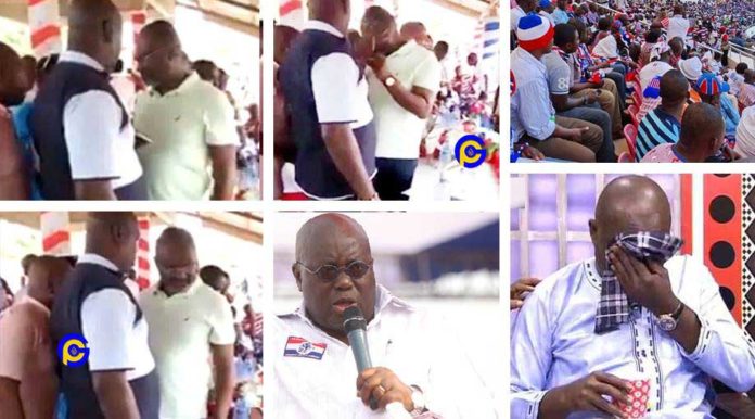 Video of Ken Agyapong crying at NPP grounds pops up few days after he quit politics [Watch]