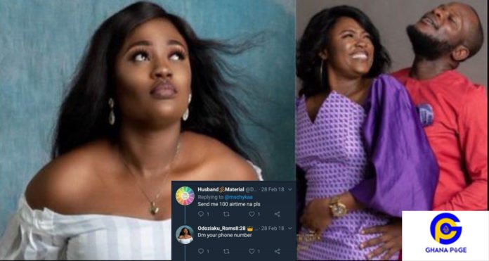 Nigerian Lady falls in love with guy who asked her for money on Twitter
