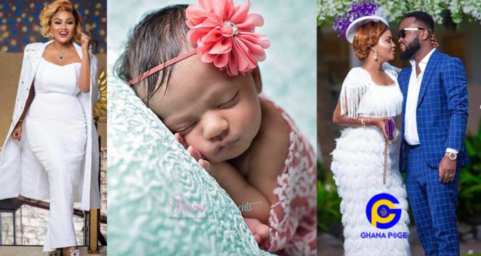 Just In: Empress Nana Ama Mcbrown gives birth in Canada - Her first child with Maxwell Mensah