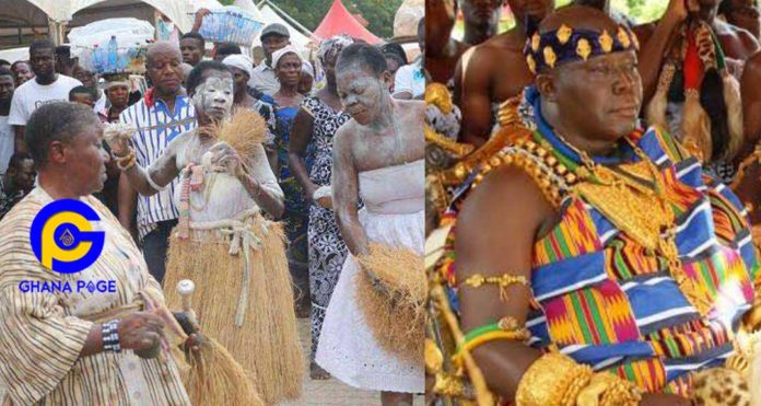 Photos: 250 river gods assembled at Manhyia Palace to celebrate Otumfuo’s 20th-anniversary