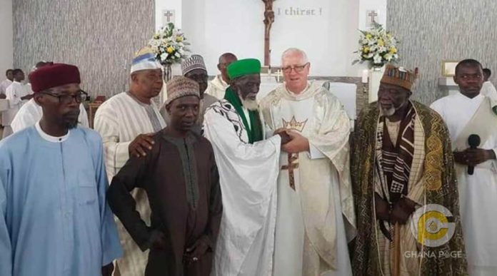 Chief Imam spotted in church ahead of his 100th birthday