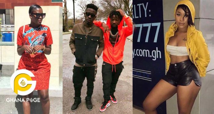 Fella Makafui mocks Efia Odo for her alleged 3some with Junior US and Shatta Wale for $2k
