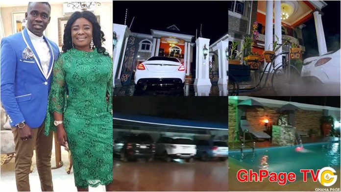 Ohemaa Mercy's plush mansion and expensive cars