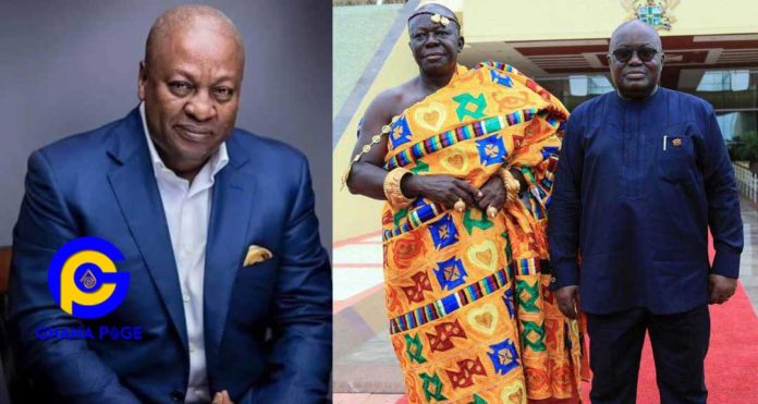 Video: Otumfour had meeting with Mahama and Akufo-Addo a day before 2016 election to bring peace
