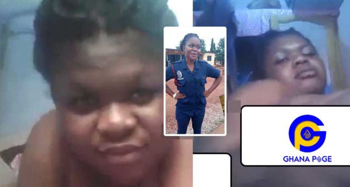 Here is how the Sunyani based Female Police Constable's Atopa tape got leaked [+Video]