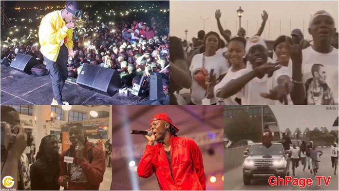 Stonebwoy gets heroic welcome in the Gambia,performs to thousands of fans at Ecofest 2019