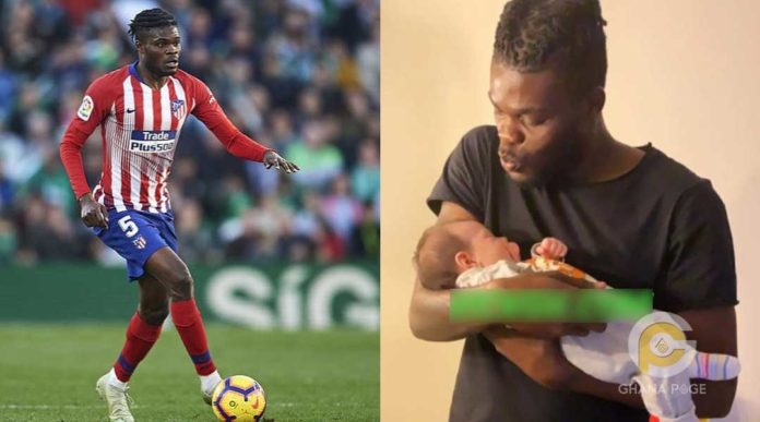 Thomas Partey and wife welcome new baby girl