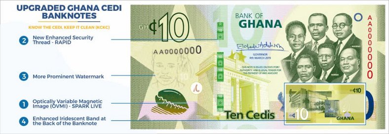 Bank of Ghana releases upgraded Cedi notes