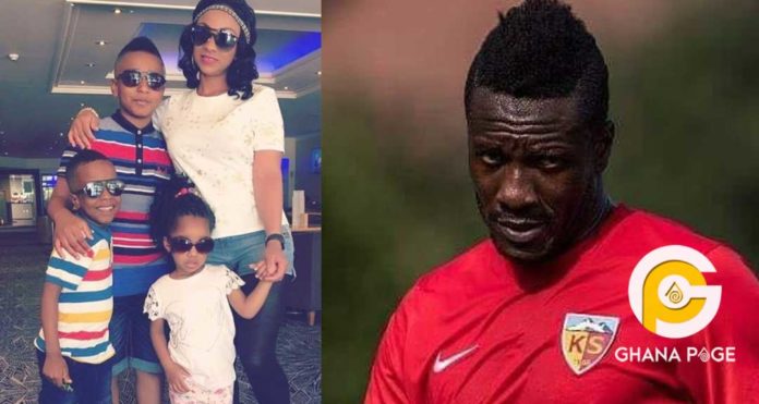 Asamoah Gyan has not taken care of his kids since July 2018-Wife files for maintenance expenses