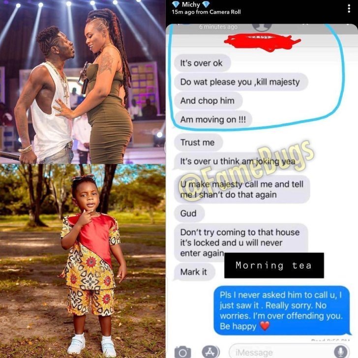 Leak chat between Shatta Wale & Michy pops up Shatta Wale - Leak chat between Shatta Wale & Michy pops up