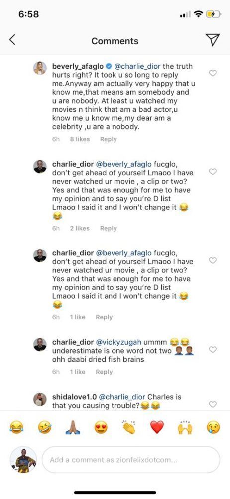 Vicky Zugah and Beverly Afaglo descend on instagram user who called them D-List actresses char 4 - Vicky Zugah and Beverly Afaglo descend on instagram user who called them D-List actresses