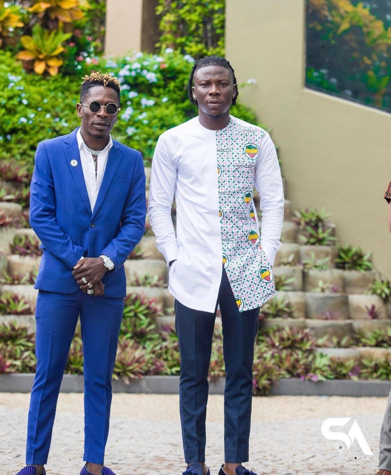 Stonebwoy on Bhim nation cloth