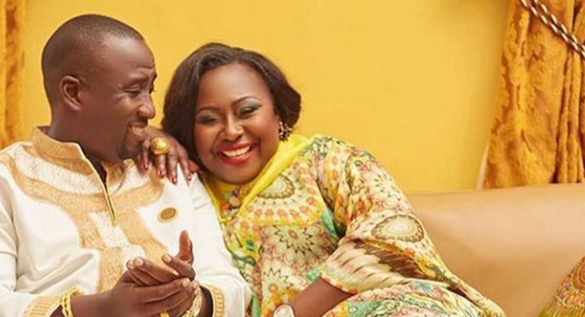 Oheneyere Gifty Anti pens down touching message to husband to celebrate 4th wedding anniversary