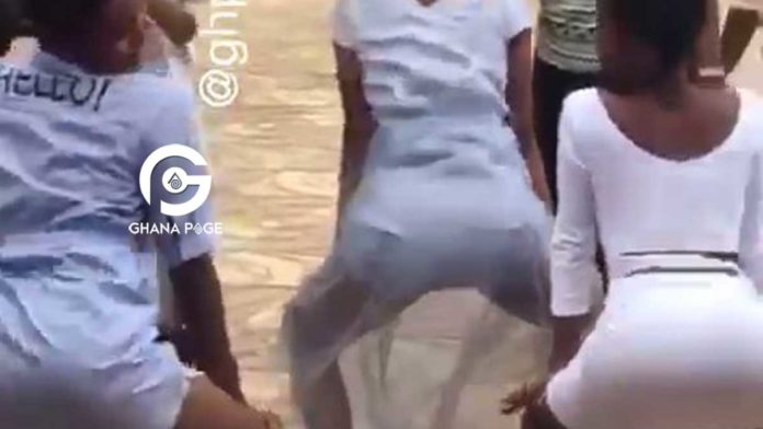 Video of Free SHS Girls doing twerking competition goes viral on social media [Watch]