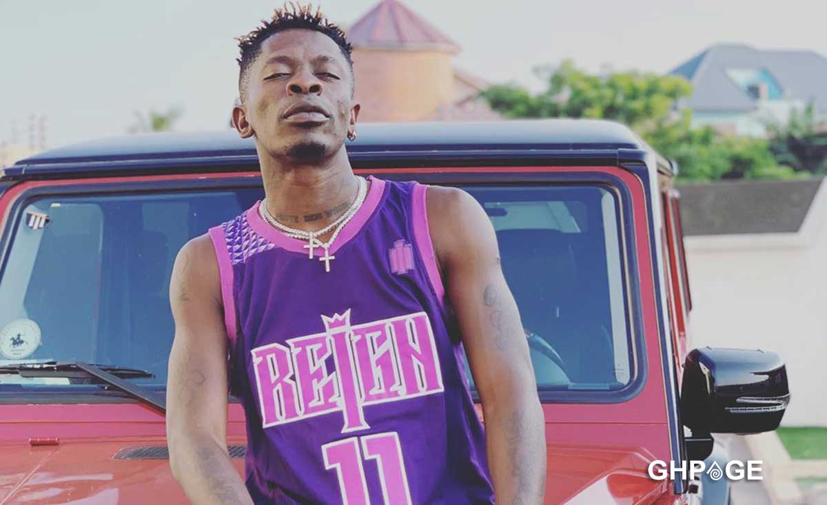 Fan climbs electric pole just to watch Shatta Wale’s performance