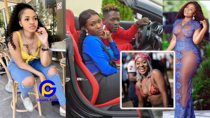 List of all the 10 female celebrities Shatta Wale has allegedly dated and how it ended [Photos]