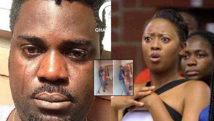 Man caught nakked attempting to sleep with best friend's wife-Disgraced online [Photos]