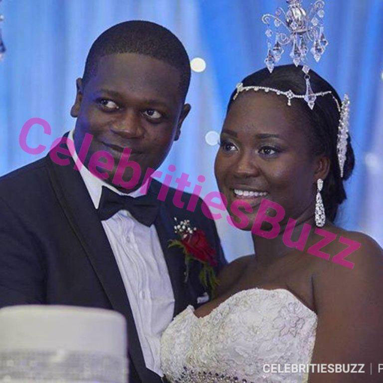 The former husband of Chantelle, Charles Ampofo and his current wife