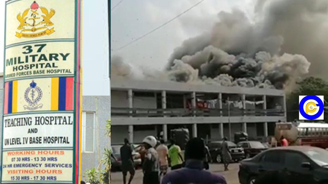 Fire guts 37 Military hospital, some patients in critical condition