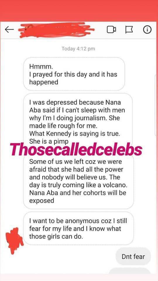 Nana Aba Anamoah Is The One Who Arranges Slay Queens For 