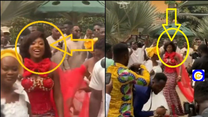 Kennedy-Osei’s-pretty-wife,--Tracy-shows-off-her-dancing-skills-at-her-Traditional-Wedding-(Video)