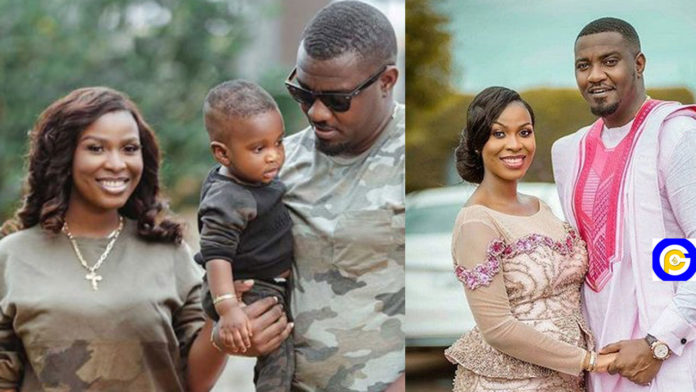 Photos: Miss Gee wife of John Dumelo celebrates him in a special way