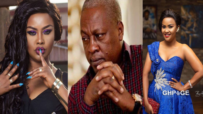 Nana Ama Mcbrown has reacted to an alleged viral video of her insulting Ex-president Mahama