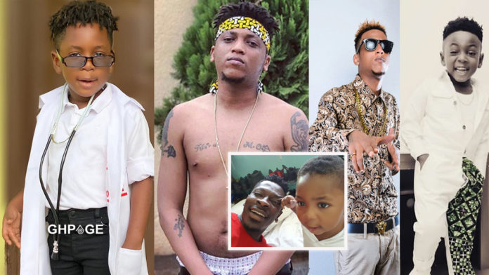 10 Powerful photos that prove Ara-B is the real father of Shatta Wale's son, Majesty as Palago alleged
