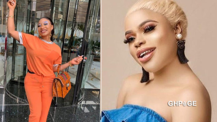 Tonto Dikeh clashes with her bestie Bobrisky on Instagram