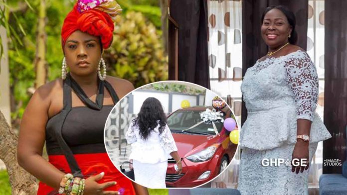Emelia Brobbey surprises her mother with a brand new car on her birthday & mother's day