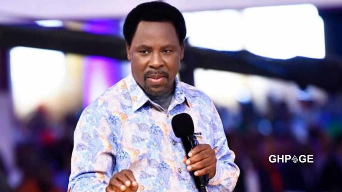 T.B Joshua returns from the mountain with a message from God