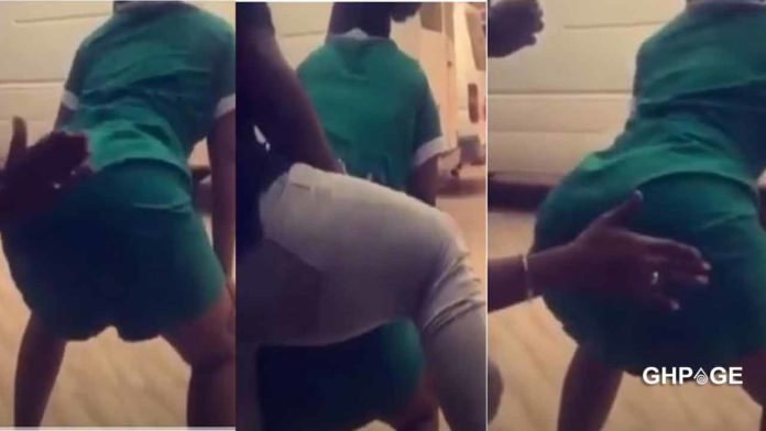 Video of a Ghanaian nurse twerking at the hospital causes social media uproar
