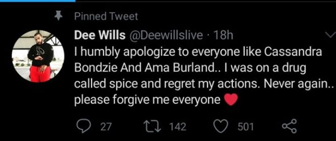 Daniel Duncan Tweet