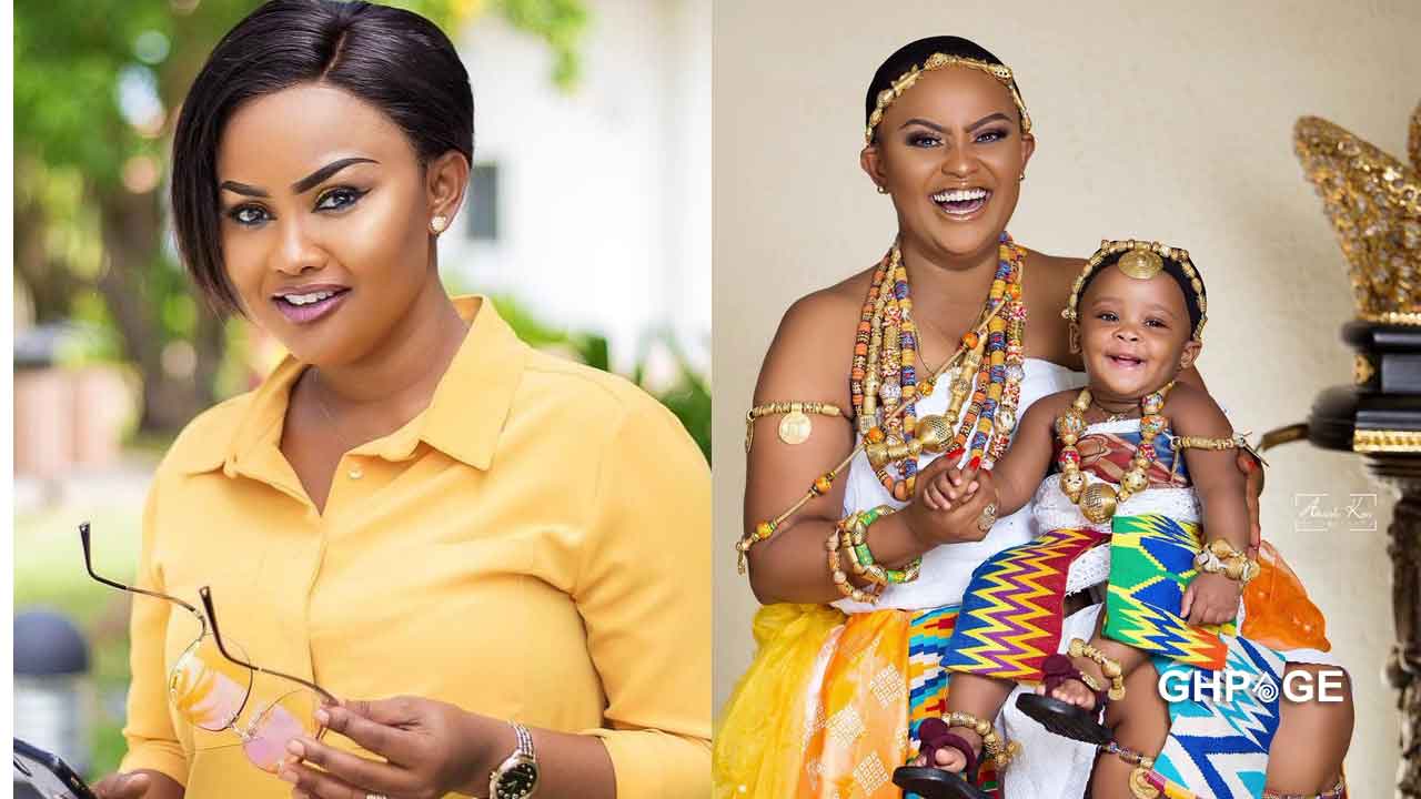 Nana Ama Mcbrown and daughter, Baby Maxin