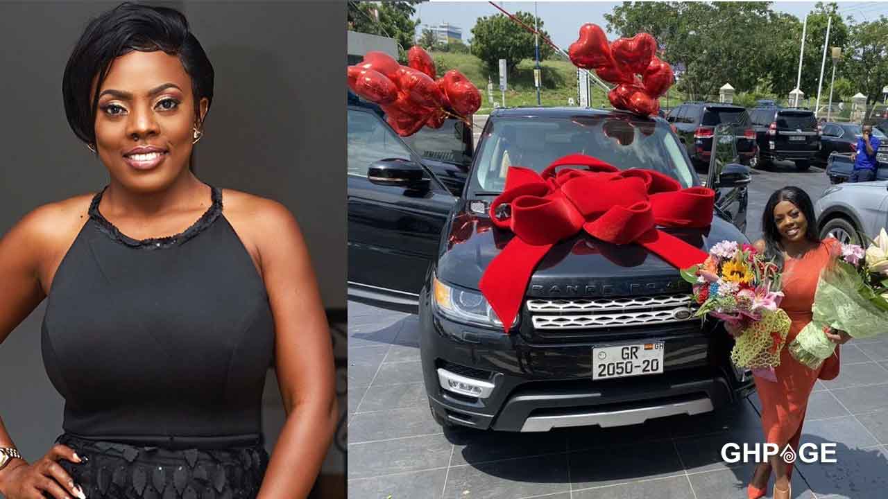 Nana-Aba-Anamoah's-2020-registered-Range-Rover-birthday-gift-causes-a-stir-on-social-media