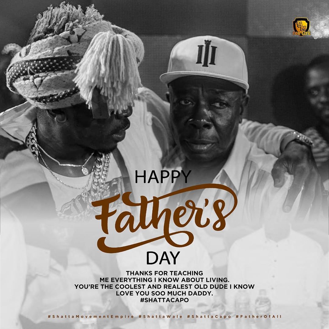 Shatta Wale and Dad