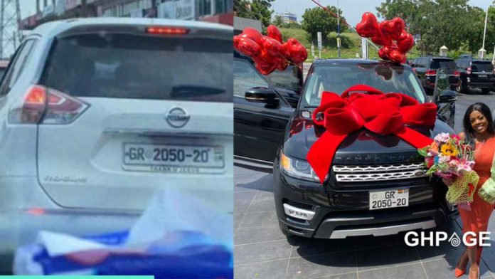 Nana Aba fake Range Rover gift
