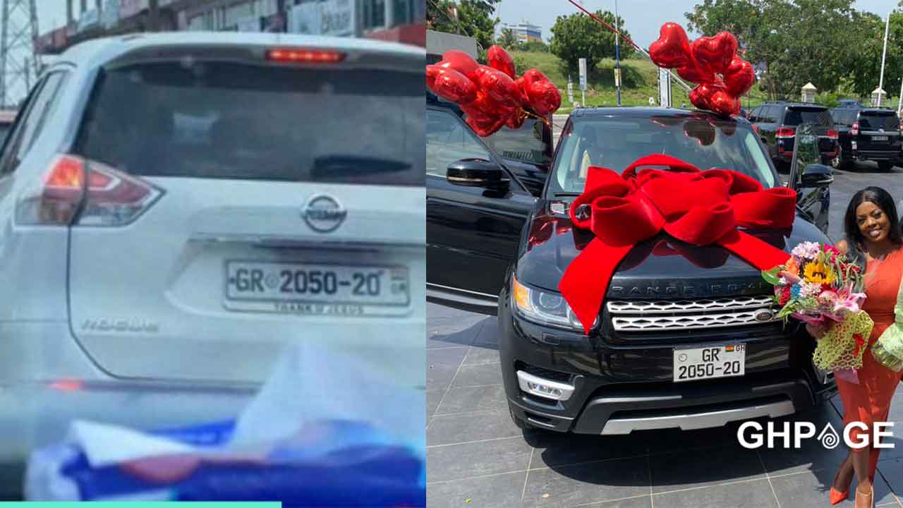 Nana Aba fake Range Rover gift