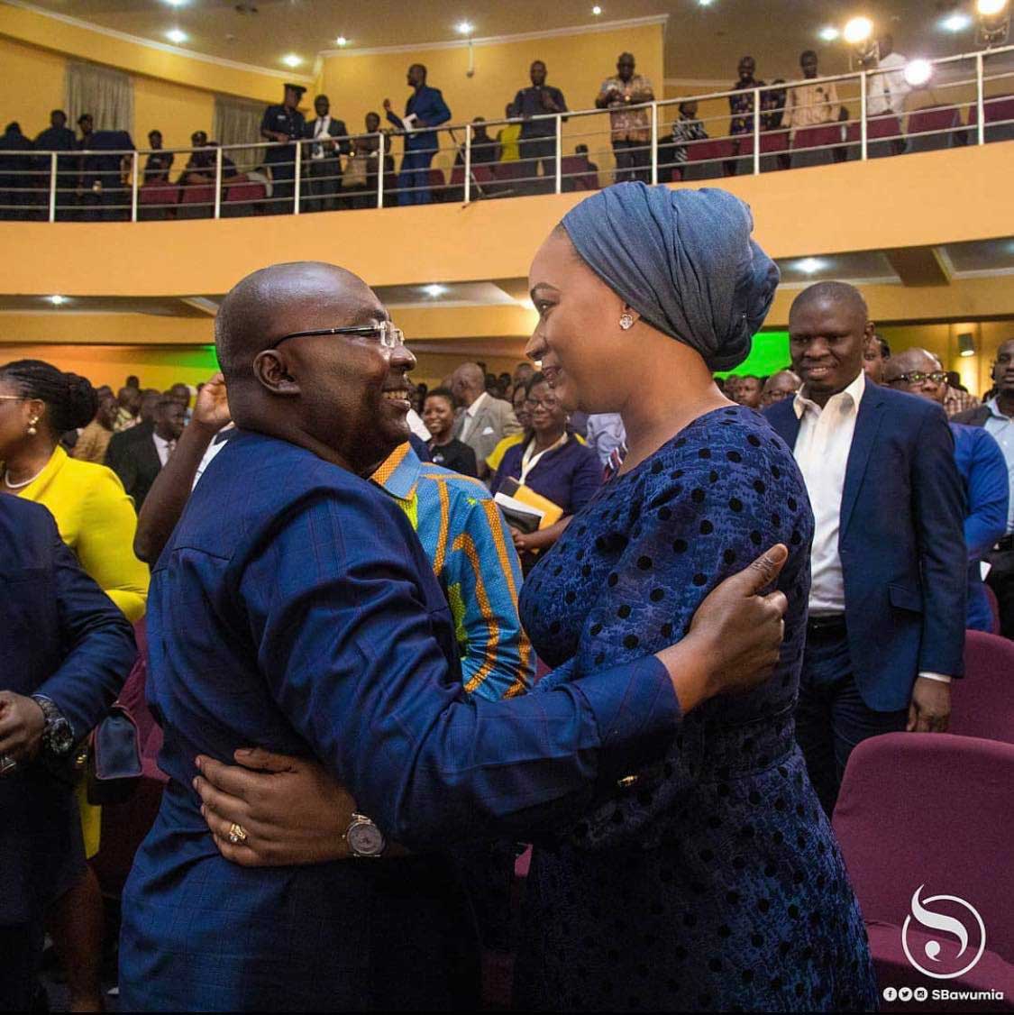 Dr. Bawumia and wife, Samira