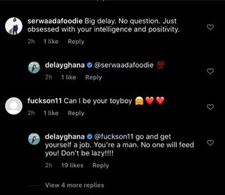 Delay's response to fan