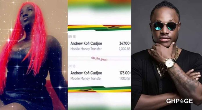 Enraged Keche Andrew's ex-lover discloses all cash transactions she wired him