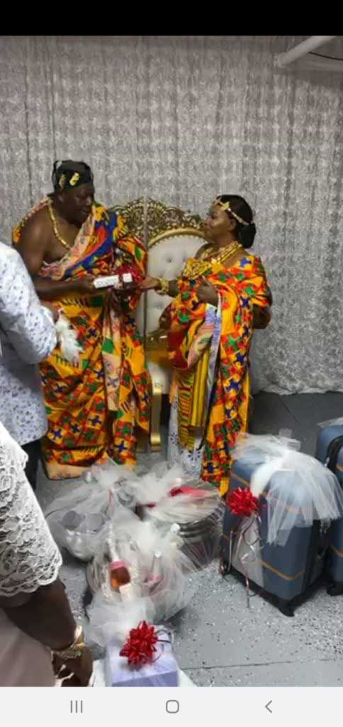 Wedding ceremony of Kyeiwaa and husband, Micheal Kissi in the USA