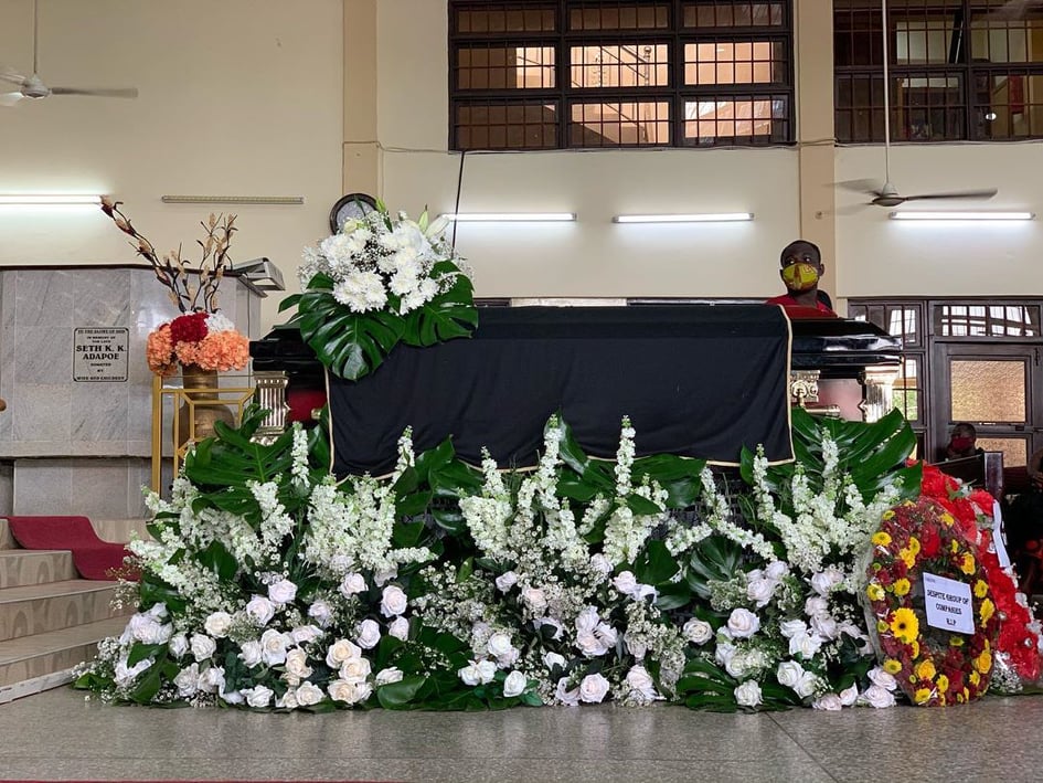 Nana Agyei Sikapa's burial service