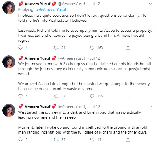 Lady who was almost used for rituals by her Sakawa boyfriend tells her story Slay Queen narrates how she escaped death from a Yahoo Boy
