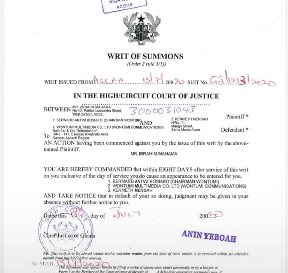 WRIT