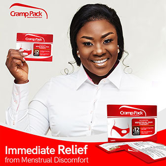 Cramp Pack the immediate relief solution from menstrual discomfort.