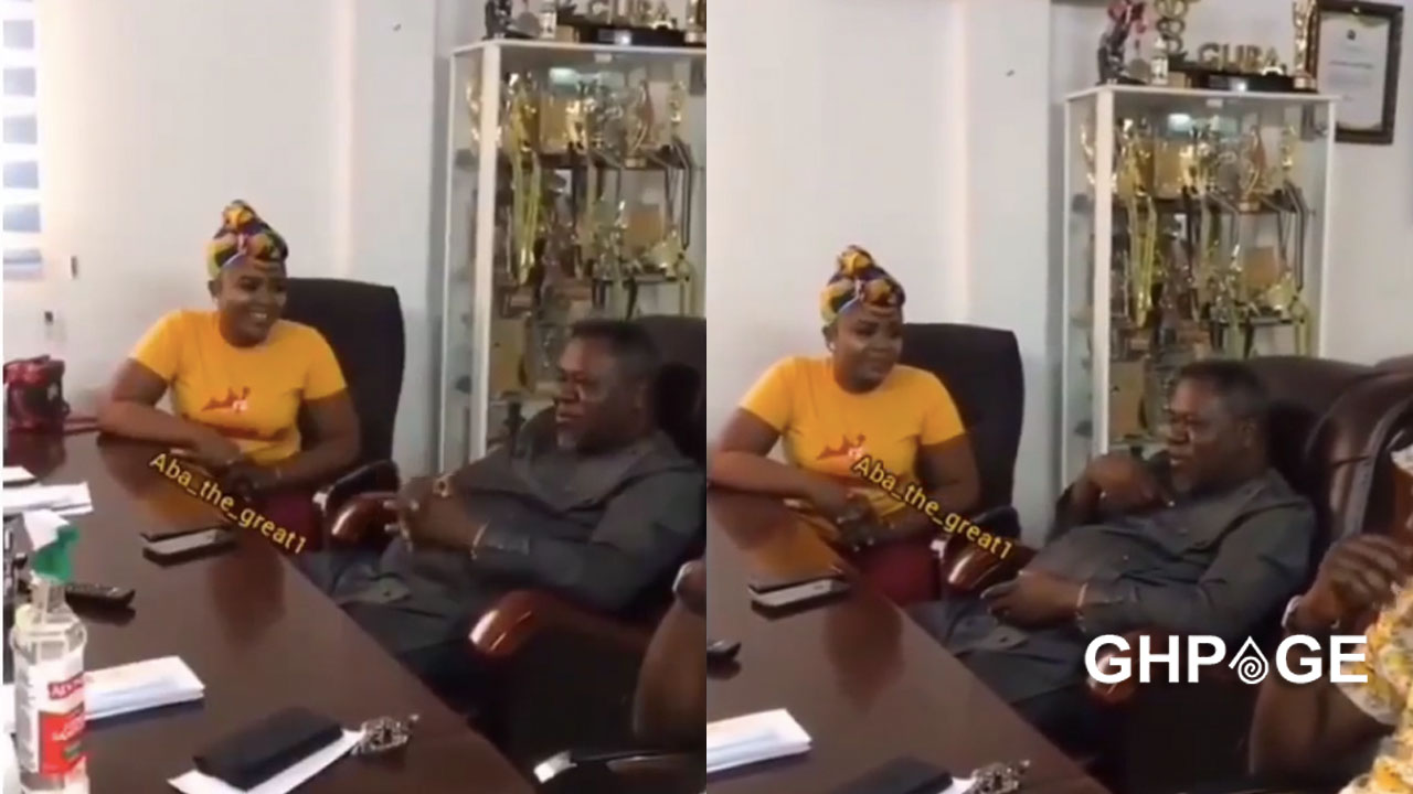 Video of Kwaku Oteng having a meeting in his luxurious office hits online