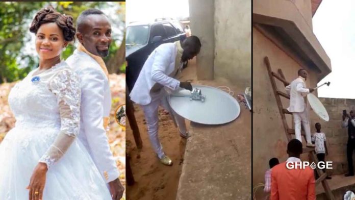 Groom leaves wife waiting in church to fix a client’s DSTV on their wedding day