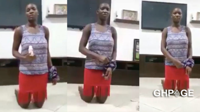 Househelp caught on tape pouring insecticide into her boss’s drinking water